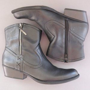 Western Black Ankle Bootie by Studio Paolo